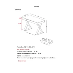 Trendy Desk With Drawer Espresso - Techni Mobili 9 Trendy Desk With Drawer Espresso - Techni Mobili -Officezen Shop GUEST 00ade862 55db 4d7d a98c a362f86de87d