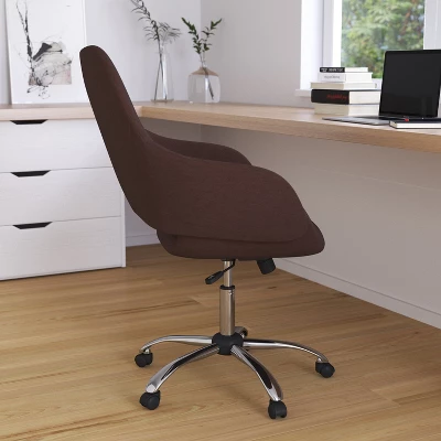 Merrick Lane Office Chair Ergonomic Executive Mid-Back Design With 360° Swivel And Height Adjustment 2 Merrick Lane Office Chair Ergonomic Executive Mid-Back Design With 360° Swivel And Height Adjustment - Image 2
