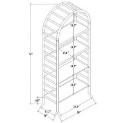 72" Holladay Curved Wooden Bookcase - Threshold™ Designed With Studio McGee 21 72" Holladay Curved Wooden Bookcase - Threshold™ Designed With Studio McGee -Officezen Shop GUEST 02d306c2 b728 424b 85ec e8a3f4144d26