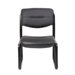 Armless Leather Sled Base Guest Chair Black - Boss Office Products 10 Armless Leather Sled Base Guest Chair Black - Boss Office Products -Officezen Shop GUEST 02d4f9a6 deda 445a a160 8b384a51543a