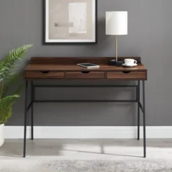 3 Drawer Angled Writing Desk With Cord Management Slots - Saracina Home 10 3 Drawer Angled Writing Desk With Cord Management Slots - Saracina Home -Officezen Shop GUEST 06bb3358 af42 4279 a7be 5dd6778051e1