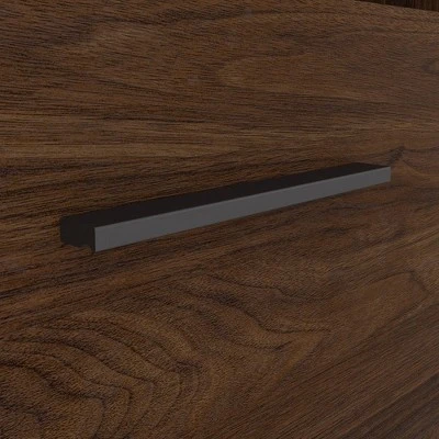 Architect 1 Drawer File Cabinet Modern Walnut - Bush Furniture 3 Architect 1 Drawer File Cabinet Modern Walnut - Bush Furniture - Image 3