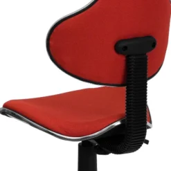 Emma And Oliver Red Fabric Swivel Ergonomic Task Office Chair -Officezen Shop GUEST 0b642240 d793 43ec b8ec c9f130fbfd3c