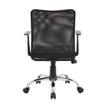 Fixed Arm Budget Mesh Task Chair Black - Boss Office Products 6 Fixed Arm Budget Mesh Task Chair Black - Boss Office Products - Image 6