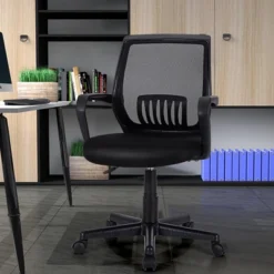 Costway Mid-Back Office Executive Chair Mesh Chair Height Adjustable W/ Lumbar Support 11 Costway Mid-Back Office Executive Chair Mesh Chair Height Adjustable W/ Lumbar Support -Officezen Shop GUEST 0df5656b 2f28 4b56 b5e8 946017c84ec0