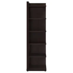 71" Modern 6 Shelf Corner Bookcase Cappuccino - Coaster 13 71" Modern 6 Shelf Corner Bookcase Cappuccino - Coaster -Officezen Shop GUEST 1198903a d1e2 447b 891f 019290f2b3a9