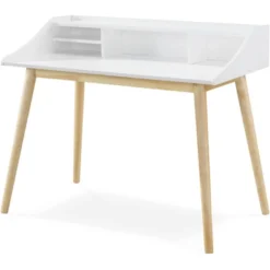 Alton Writing Desk White - Adore Decor