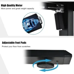 Costway 48'' Electric Standing Desk Height Adjustable W/ Control Panel & USB Port RusticWalnut 18 Costway 48'' Electric Standing Desk Height Adjustable W/ Control Panel & USB Port RusticWalnut -Officezen Shop GUEST 16a21479 196c 4000 9fae e1f898176a0b