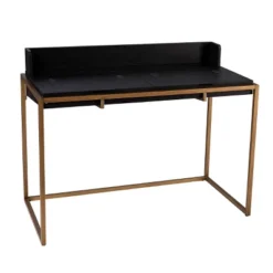 Bilcrafield Flip Top Desk With Storage Black/Gold - Aiden Lane -Officezen Shop GUEST 1a331960 cc91 4f7e a892 7e1997b03f1a