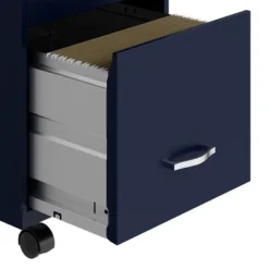 Space Solutions 18 Inch Wide Metal Mobile Organizer File Cabinet For Office Supplies & Hanging File Folders With Pencil Drawer & 3 File Drawers, Navy 7 Space Solutions 18 Inch Wide Metal Mobile Organizer File Cabinet For Office Supplies & Hanging File Folders With Pencil Drawer & 3 File Drawers, Navy -Officezen Shop GUEST 1c235e3e f24b 436b b90c 6c28626eed99