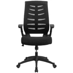 Emma And Oliver High Back Black Mesh Swivel Ergonomic Office Chair With Adjustable Flip-Up Arms 16 Emma And Oliver High Back Black Mesh Swivel Ergonomic Office Chair With Adjustable Flip-Up Arms -Officezen Shop GUEST 1ce91668 7089 4a0e 8b55 f3f2c8b2ed5e