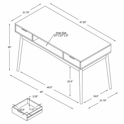 Perry Desk - Linon 15 Perry Desk - Linon - Image 15