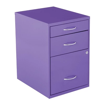 22" Metal File Cabinet - OSP Home Furnishings 7 22" Metal File Cabinet - OSP Home Furnishings - Image 7