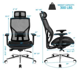 Costway Ergonomic Office Chair High-Back Mesh Chair W/Adjustable Lumbar Support -Officezen Shop GUEST 1e99d865 c576 4b32 9f55 feb0883d3e8d