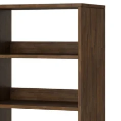 63.8" Saylor Tall Bookcase Rustic Natural Aged Brown - WyndenHall -Officezen Shop GUEST 2303d5af 3b8e 4cb7 9d37 27c8fe5e7fb7