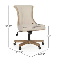 Coulee Contemporary Fabric Upholstered Roll Back Swivel Office Chair - Christopher Knight Home 22 Coulee Contemporary Fabric Upholstered Roll Back Swivel Office Chair - Christopher Knight Home -Officezen Shop GUEST 24db3505 1fcf 4d08 b0c3 4ed9a6c82612