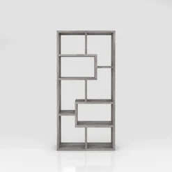 70.98" Crusiton Versatile Bookcase Vintage Gray Oak - MiBasics 26 70.98" Crusiton Versatile Bookcase Vintage Gray Oak - MiBasics -Officezen Shop GUEST 278a0388 3a01 4f15 a71d 5b74eb5004f6