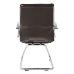 Armless Mid Back Manager's Faux Leather Chair With Chrome Base - OSP Designs 14 Armless Mid Back Manager's Faux Leather Chair With Chrome Base - OSP Designs -Officezen Shop GUEST 27ddd154 1f7c 4b52 9f06 b2e42c188b7e