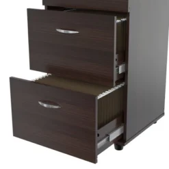 51.97" 4 Drawer Locking File Cabinet Espresso - Inval -Officezen Shop GUEST 2832c89c 0c14 4635 a601 0be0462abb27