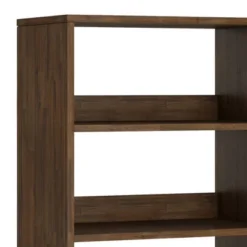 63.8" Saylor Tall Bookcase Rustic Natural Aged Brown - WyndenHall -Officezen Shop GUEST 28381a21 226d 4187 8040 3a492122a92c