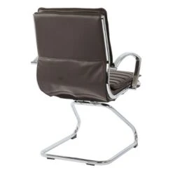 Armless Mid Back Manager's Faux Leather Chair With Chrome Base - OSP Designs 13 Armless Mid Back Manager's Faux Leather Chair With Chrome Base - OSP Designs -Officezen Shop GUEST 2838545d 7c4f 45f2 8998 81bf4af2ff02
