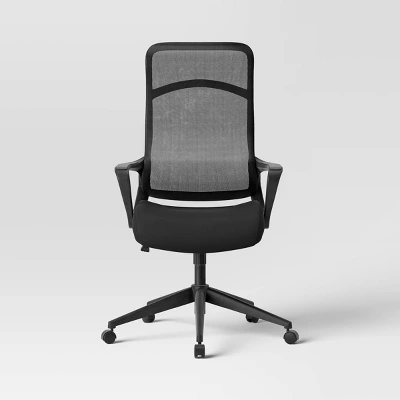 Comfort Office Chair Black - Room Essentials™ 2 Comfort Office Chair Black - Room Essentials™ - Image 2