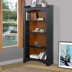 Saint Birch Hawksbury 4-Shelf Bookcase 8 Saint Birch Hawksbury 4-Shelf Bookcase -Officezen Shop GUEST 2a1b5577 ebe9 4b04 9a78 167619e48b8f