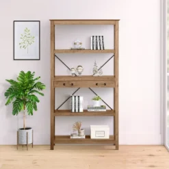 Saint Birch Honduras 4-Shelf Bookcase 8 Saint Birch Honduras 4-Shelf Bookcase -Officezen Shop GUEST 2bac25df 187c 4a46 a465 a7b4de023e38