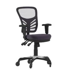 Flash Furniture Nicholas Mid-Back Multifunction Executive Swivel Ergonomic Office Chair With Adjustable Arms And Transparent Roller Wheels -Officezen Shop GUEST 2cc0fb98 6554 4b0e 9e94 be04d30ca65d