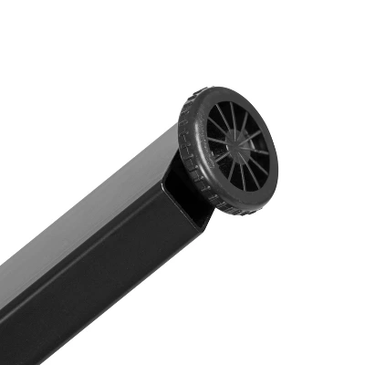 Emma And Oliver Black Computer Table Gaming Desk - Headphone Holder And 2 Cable Management Holes 11 Emma And Oliver Black Computer Table Gaming Desk - Headphone Holder And 2 Cable Management Holes - Image 11