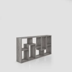 70.98" Crusiton Versatile Bookcase Vintage Gray Oak - MiBasics 27 70.98" Crusiton Versatile Bookcase Vintage Gray Oak - MiBasics -Officezen Shop GUEST 2d815737 bcc1 42ff 80b5 9044574e6fd1