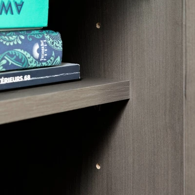 Gascony Printer Cabinet Gray Maple - South Shore 4 Gascony Printer Cabinet Gray Maple - South Shore - Image 4