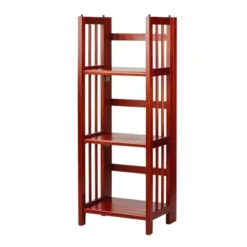 38" 3 Tier Folding Bookshelf - Flora Home 21 38" 3 Tier Folding Bookshelf - Flora Home -Officezen Shop GUEST 357f2db4 85b7 4bb3 8ed3 6dc61120658f