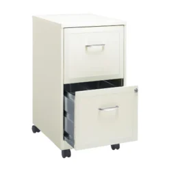 Space Solutions 18" Deep 2 Drawer Mobile Letter Width Vertical File Cabinet -Officezen Shop GUEST 35fa04fd 5993 4775 94d2 3b0d27959465