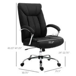 Vinsetto High Back Swivel Home Office Chair Task Ergonomic Linen Fabric Computer Chair With Arm Adjustable Height 11 Vinsetto High Back Swivel Home Office Chair Task Ergonomic Linen Fabric Computer Chair With Arm Adjustable Height -Officezen Shop GUEST 3ad519c3 d24b 4834 b1eb cb56d2d2d1ba