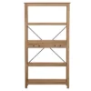Saint Birch Honduras 4-Shelf Bookcase