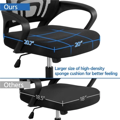 Yaheetech Adjustable Ergonomic Computer Chair Office Chair 4 Yaheetech Adjustable Ergonomic Computer Chair Office Chair - Image 4