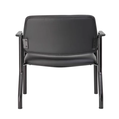 500lbs Guest Chair Antimicrobial Black - Boss Office Products 4 500lbs Guest Chair Antimicrobial Black - Boss Office Products - Image 4