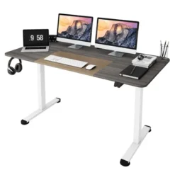 Tangkula 55" Electric Standing Desk Height Adjustable Home Office Table W/ Hook 21 Tangkula 55" Electric Standing Desk Height Adjustable Home Office Table W/ Hook -Officezen Shop GUEST 4012589a 57dd 4a92 b2b7 f08219fa2340