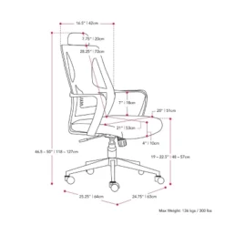 Workspace Mesh Back Office Chair - CorLiving 24 Workspace Mesh Back Office Chair - CorLiving -Officezen Shop GUEST 426989b4 7ff0 4985 b6ed 3c6aaea25e03