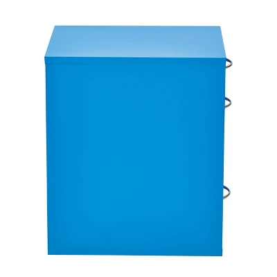 22" Metal File Cabinet - OSP Home Furnishings 2 22" Metal File Cabinet - OSP Home Furnishings - Image 2