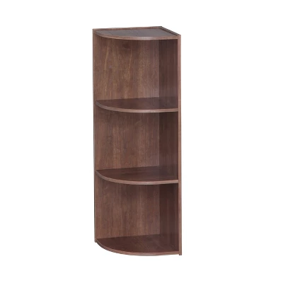 IRIS USA 3-Tier Small Spaces Corner Wood Bookshelf Storage 7 IRIS USA 3-Tier Small Spaces Corner Wood Bookshelf Storage - Image 7