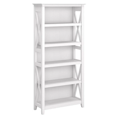 5 Shelf Key West Bookcase - Bush Furniture 8 5 Shelf Key West Bookcase - Bush Furniture - Image 8
