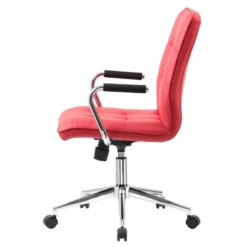 Modern Office Chair With Chrome Arms Red - Boss Office Products -Officezen Shop GUEST 4af21825 bd45 49fb b899 1a363f68289e