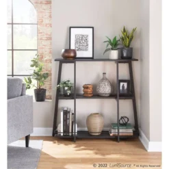 41" Converge 3 Shelf Vertical Bookcase - Lumisource -Officezen Shop GUEST 4c0d7f7d 6e1f 4167 a3cf 638af620f5be