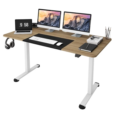 Tangkula 55" Electric Standing Desk Height Adjustable Home Office Table W/ Hook 11 Tangkula 55" Electric Standing Desk Height Adjustable Home Office Table W/ Hook - Image 11