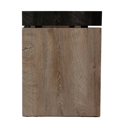 Measmor Writing Desk Natural/Black - Aiden Lane 4 Measmor Writing Desk Natural/Black - Aiden Lane - Image 4