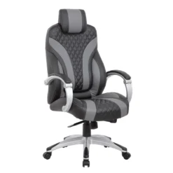 Executive Hinged Armchair Black/Gray - Boss Office Products 9 Executive Hinged Armchair Black/Gray - Boss Office Products -Officezen Shop GUEST 51ea663e c3e2 4a89 af22 1d5a11dc426d