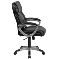 Flash Furniture Mid-Back LeatherSoftSoft Executive Swivel Office Chair With Padded Arms -Officezen Shop GUEST 53253b94 5eea 407d b045 88488bf37f1f