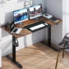 Tangkula 55" Electric Standing Desk Height Adjustable Home Office Table W/ Hook